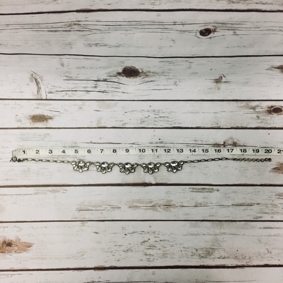 Vintage Rhinestone J Crew Statement Necklace Vtg - Picture 8 of 8